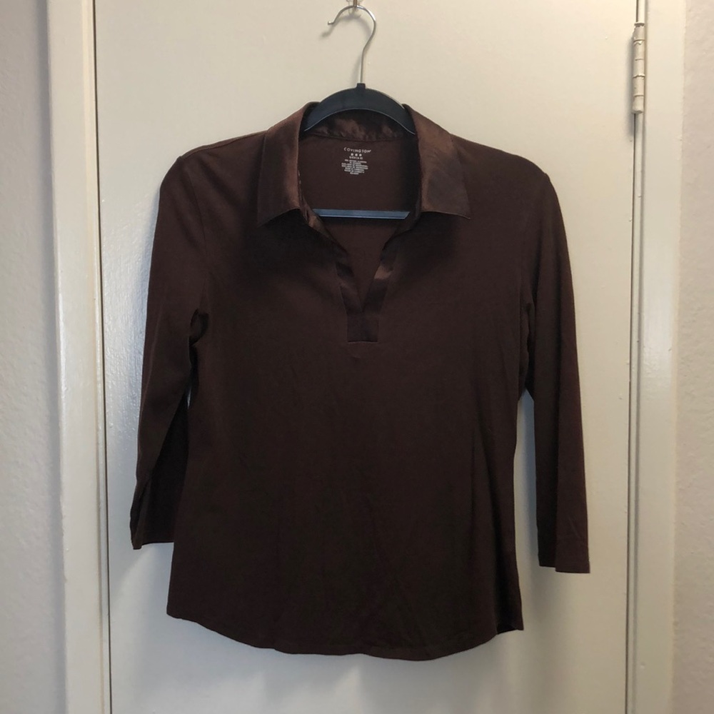 Collared longsleeved tee
